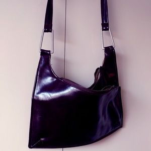 Burgundy 2 Compartment Purse